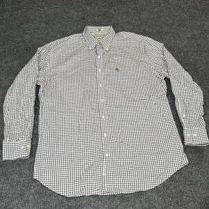 Peter Millar Men's XL‎ Gingham Long Sleeve Nanoluxe Baylor University Collegiate